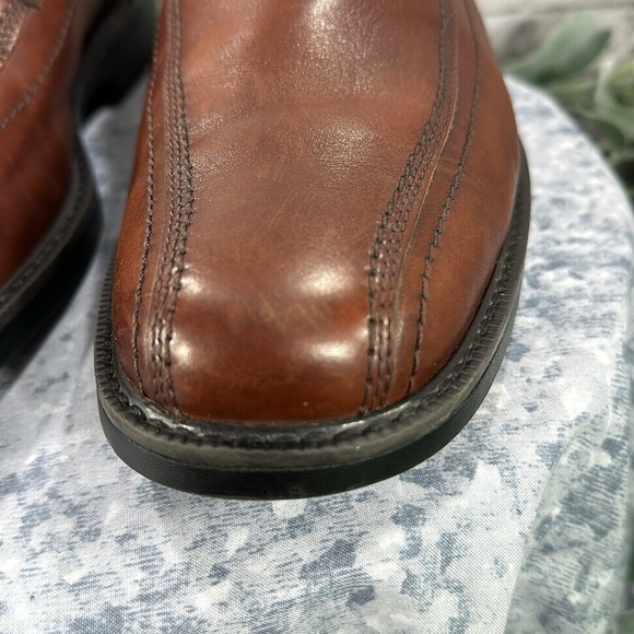 Johnston & Murphy Stanton Runoff XC4 Dark Cherry Leather Slip-On Mens 9M🌟VGUC🌟 - Picture 3 of 16